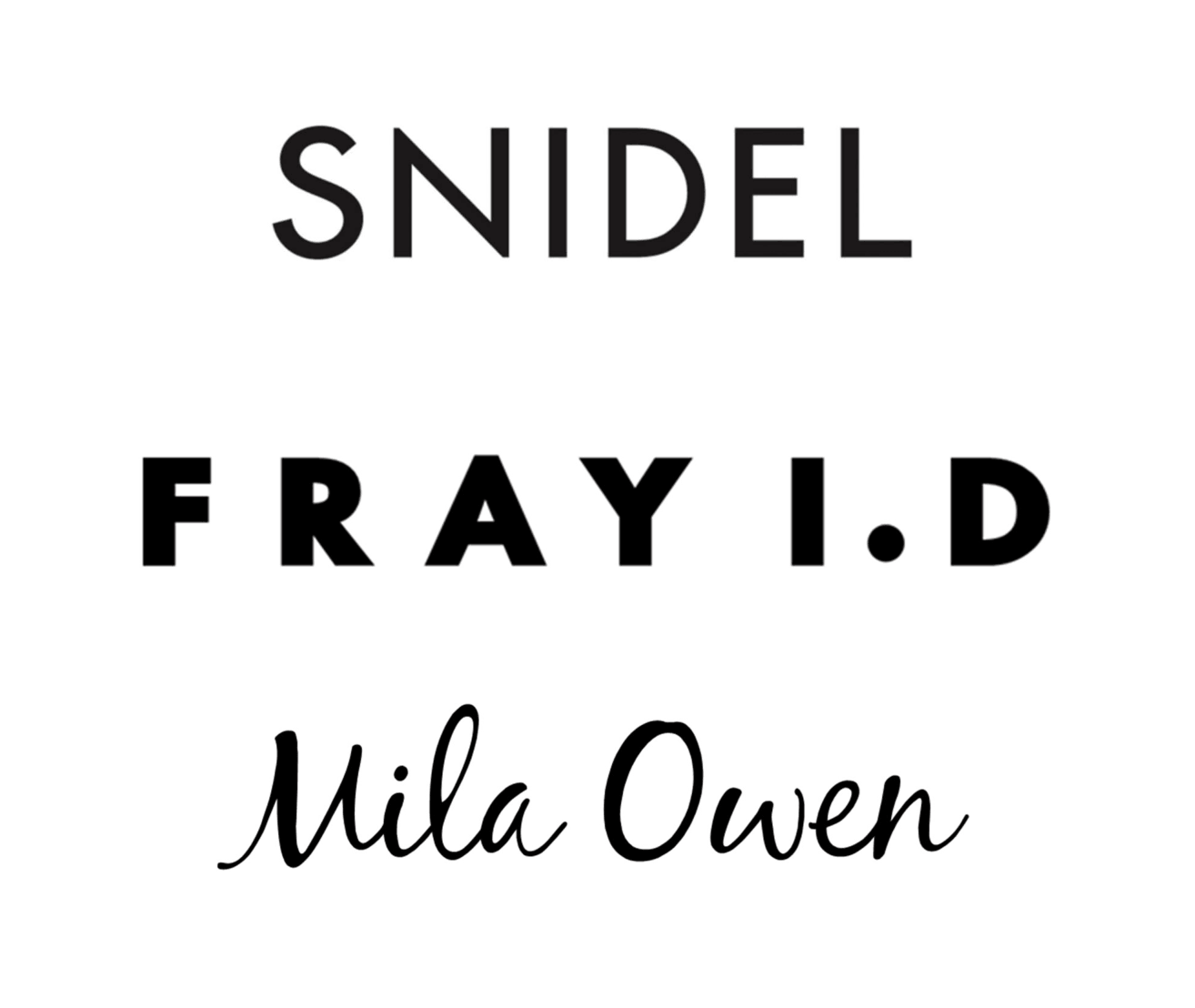 SNIDEL／FRAY I.D／Mila Owen